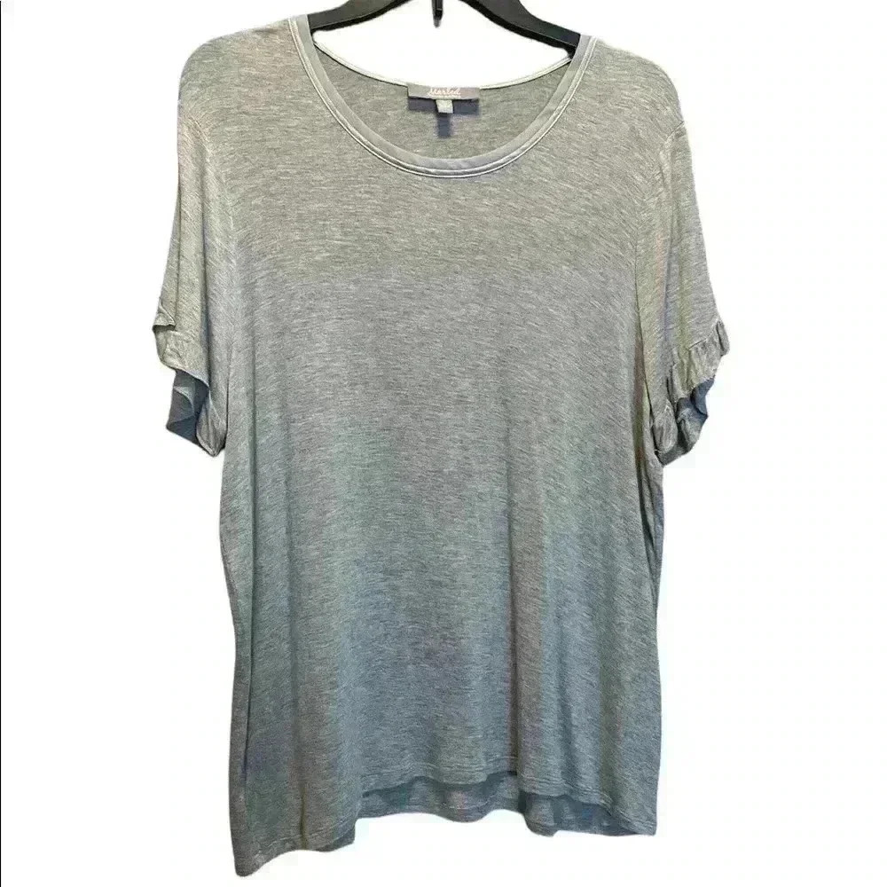 Marled Reunited Clothing Ruffle sleeve top